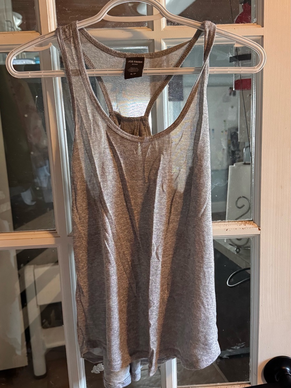 🩶 Joe Fresh Active Heather Grey Racerback Tank — Size Small - Picture 5 of 5